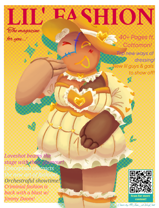 Jim_isverycool's tweet photo. Cottomon Fashion Magazine 🔆

(#dieofdeath ,#dieofdeathfanart) https://t.co/XzHI1QCU0W