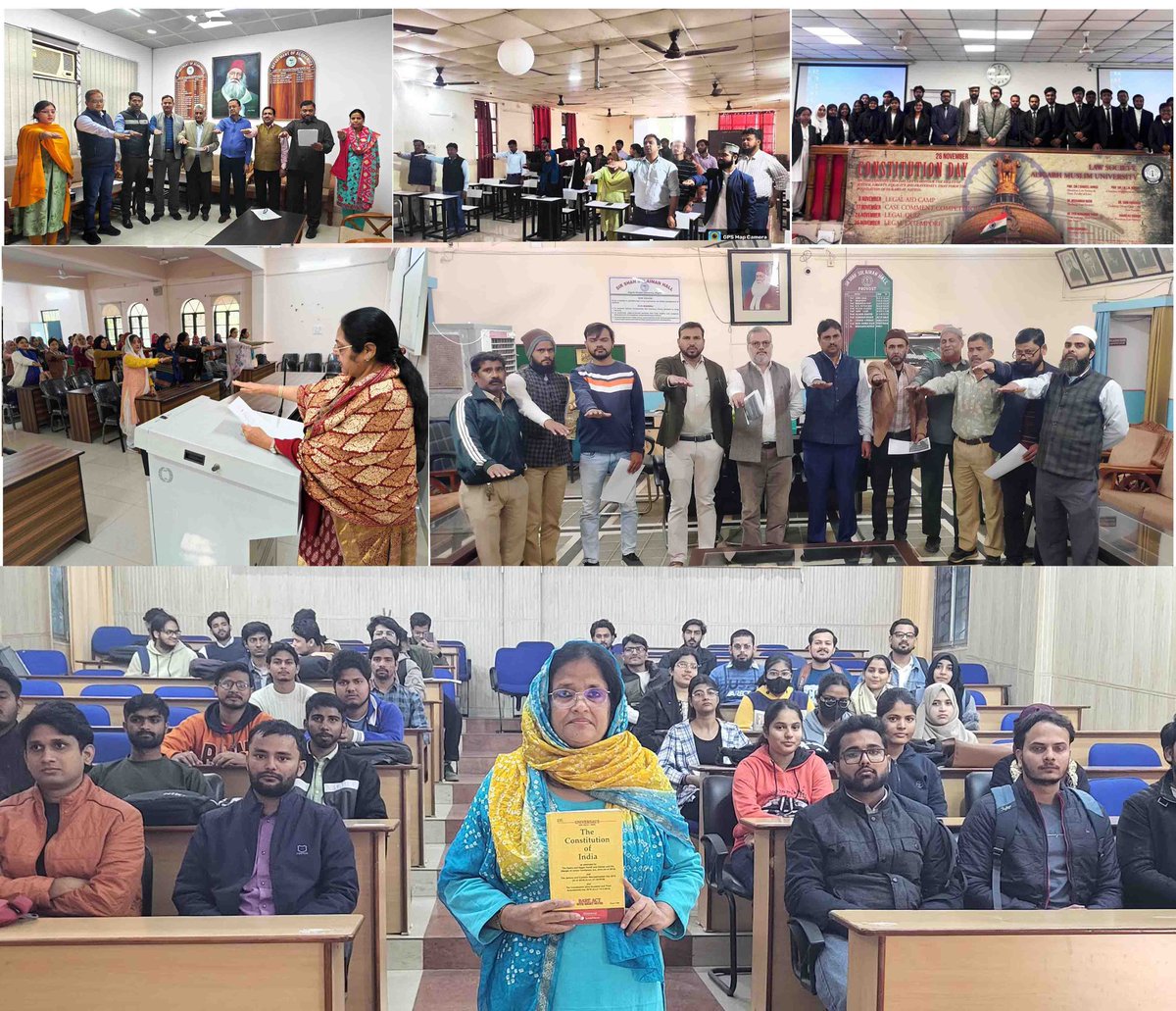 AMUofficialPRO's tweet image. #AMU observes #ConstitutionDay with programs promoting constitutional literacy, civic responsibility &amp;amp; awareness 🇮🇳
संविधान दिवस पर  व्यापक कार्यक्रमों का आयोजन
amu.ac.in/news/2025/11/2…
#SamvidhanDiwas  #ConstitutionalLiteracy  @ani @dpradhanbjp @rashtrapatibhvn
@narendramodi