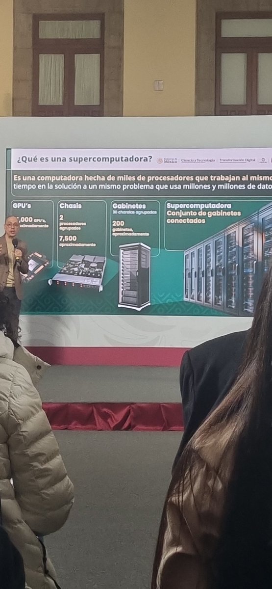 #ElDatito
Que la super computadora mexicana será llamada Coatlicue  que en náhuatl significa "la de la falda de serpientes".
Que será  un centro de referencia para la investigación científica y el desarrollo tecnológico en el país, q comenzará a operar en 2026.
<a href="/perspectivasmx_/">Perspectivas</a>