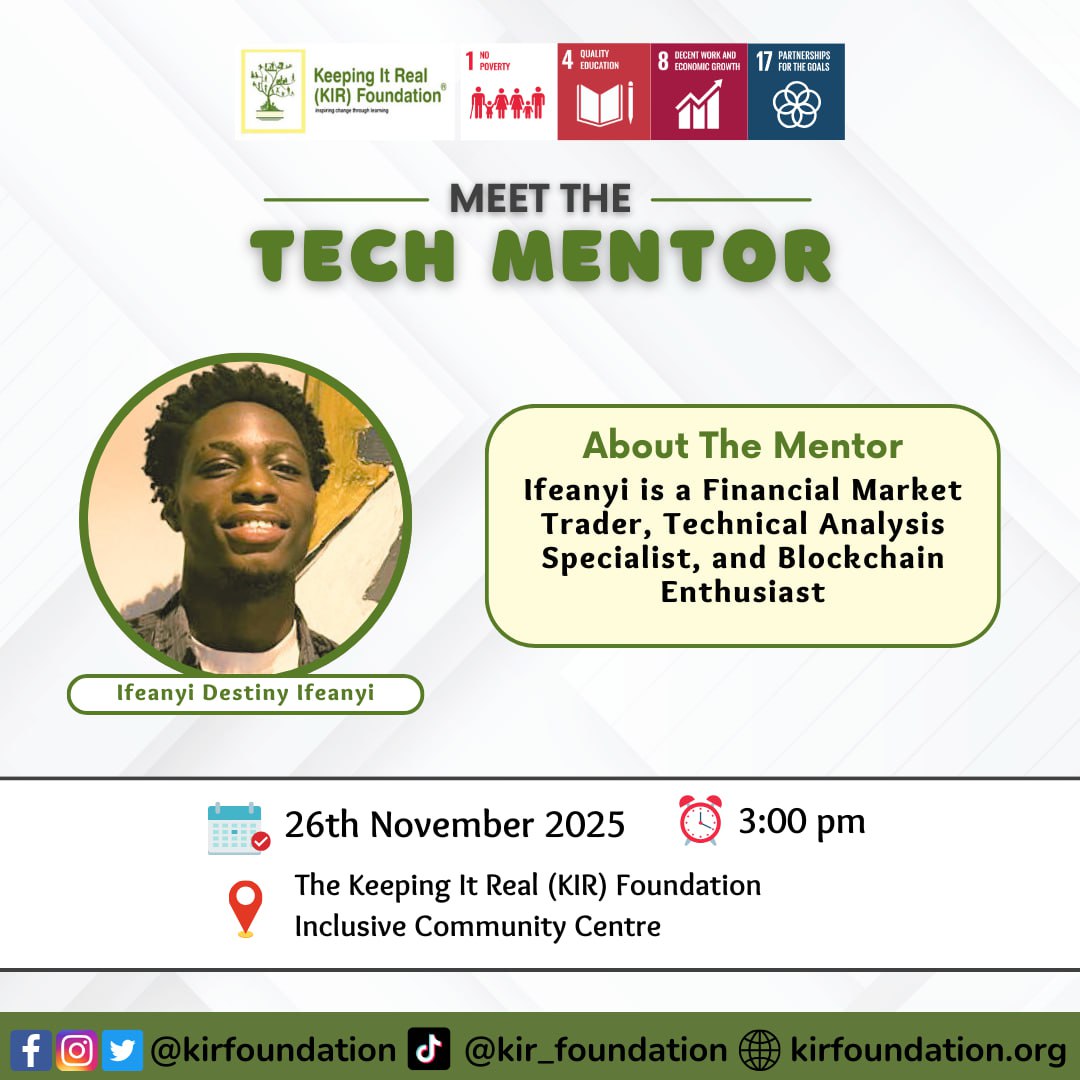 kirfoundation's tweet image. #Breaking!
191 young people like Judah acquired digital skills through our Digital Hub from February to November!
We are ending the year with the 3rd &apos;Meet the Tech Mentor Session&apos; for 2025 :
🎙 @DestinyIfeany20
📚 Building Digital Skills for the Future
📱@kirfoundation IG.
#SDG4