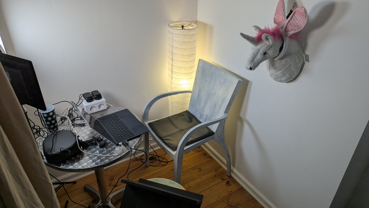 codepo8's tweet image. New Video setup ready