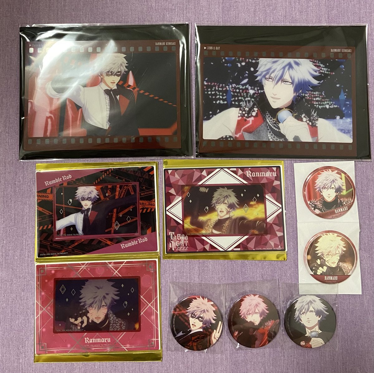 うたプリ アートパネル 蘭丸 2点セット うたプリ アートパネル 蘭丸 2