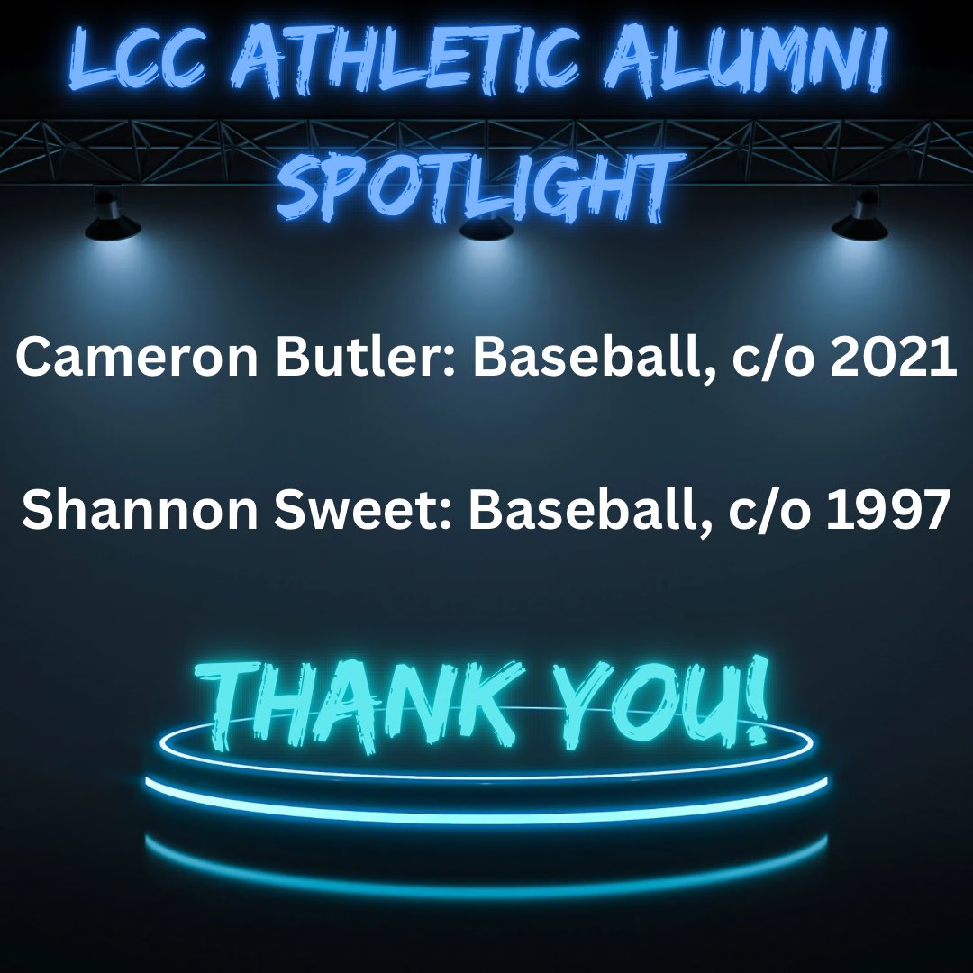 We have more great LCC Lancer Athletic-Alumni who gave their number! Your legacy shines bright in Lancer Nation. Thank you so much! 

Your gift celebrates our athletic legacy and helps our current athletes at LCC. Thank you!
lenoircc.edu/giveyournumber
