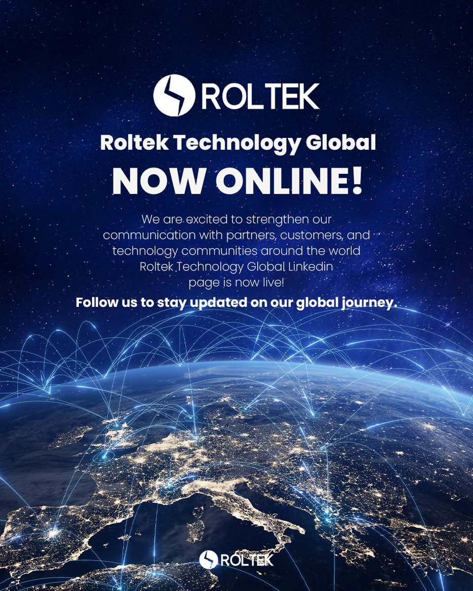 roltek2014's tweet image. 🎉 We are excited to announce Roltek Global!

As Roltek, we have been developing IoT devices, telemetry systems, and cloud-based management platforms for many years — and now, we will be sharing them through a dedicated global Linkedin Channel! 

linkedin.com/company/roltek…