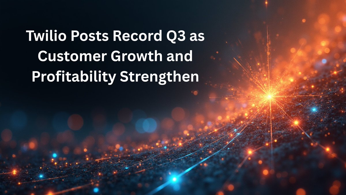 Eff_Connected's tweet image. Twilio posts a record Q3: $1.3B revenue (+15% YoY), 392K customers, 109% expansion — AND it’s back to GAAP profitability.

Plus: acquiring Stytch to power identity for AI agents.
Engagement infra is evolving fast.

#AI #CustomerEngagement #Identity #APIs #EfficientlyConnected