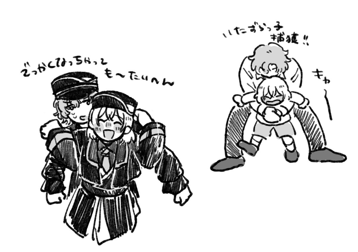 pol_poca's tweet image. ルチル羽交締めフィガロのとこ、親のがギリデカいけど子ももう結構デカいを感じて萌えだった