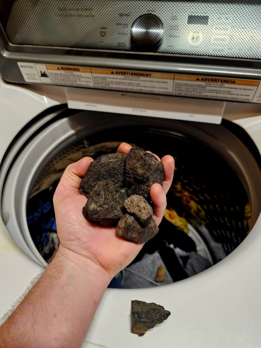 lecternleader's tweet image. Sometimes I wonder if my boys are growing up too fast and then I find a pocket full of rocks in my 16 year olds jeans while I&apos;m doing laundry.