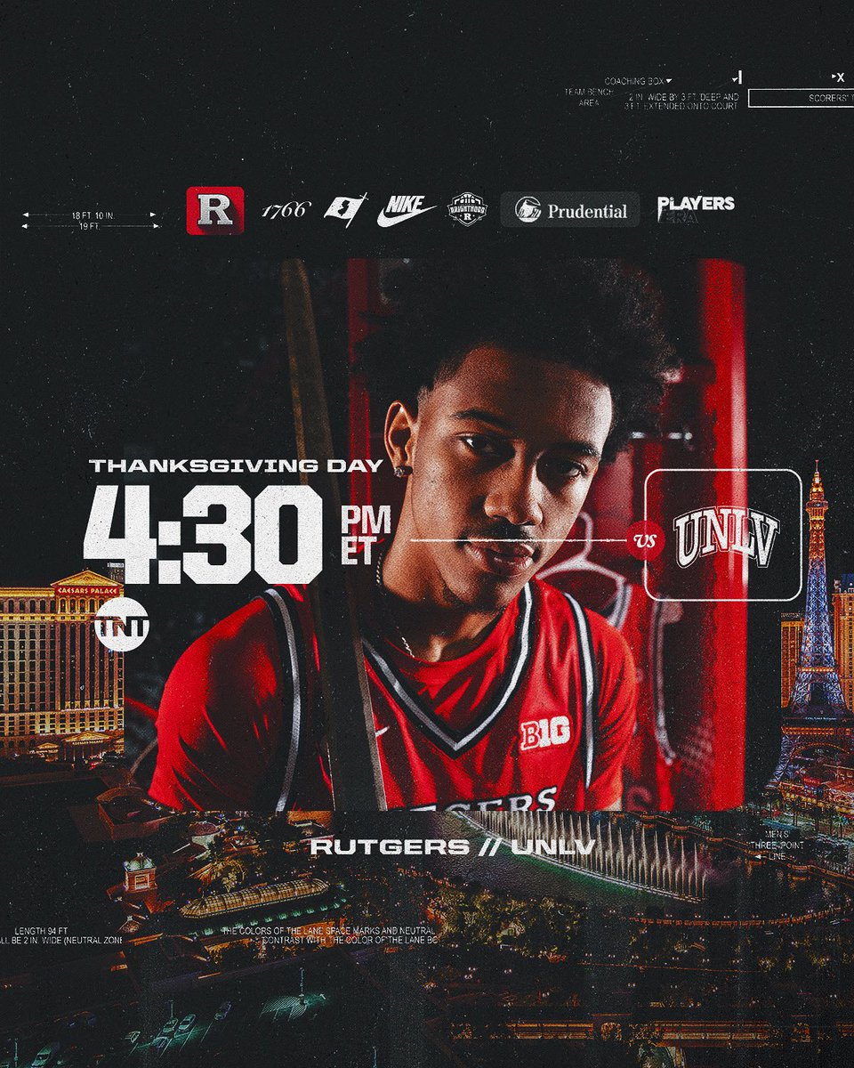 RutgersMBB's tweet image. Thanksgiving day finale in Vegas 🦃♠️♦️🏀

#TheKnighthood 🛡️⚔️
