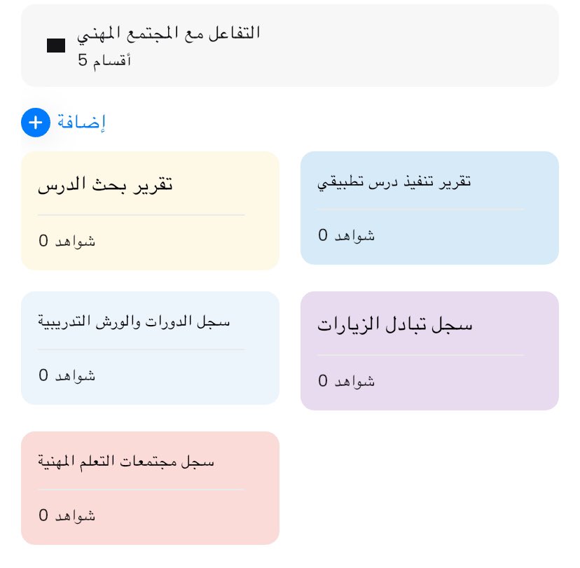 __llaa001's tweet image. الحين من بند التفاعل مع المجتمع المهني 
سويت تبادل زيارات ومجتمعات التعلم المهني 
لازم اجيب درس تطبيقي ولا عادي من كل بند شاهد او شاهدين ؟ 
#الوظايف_التعليميه