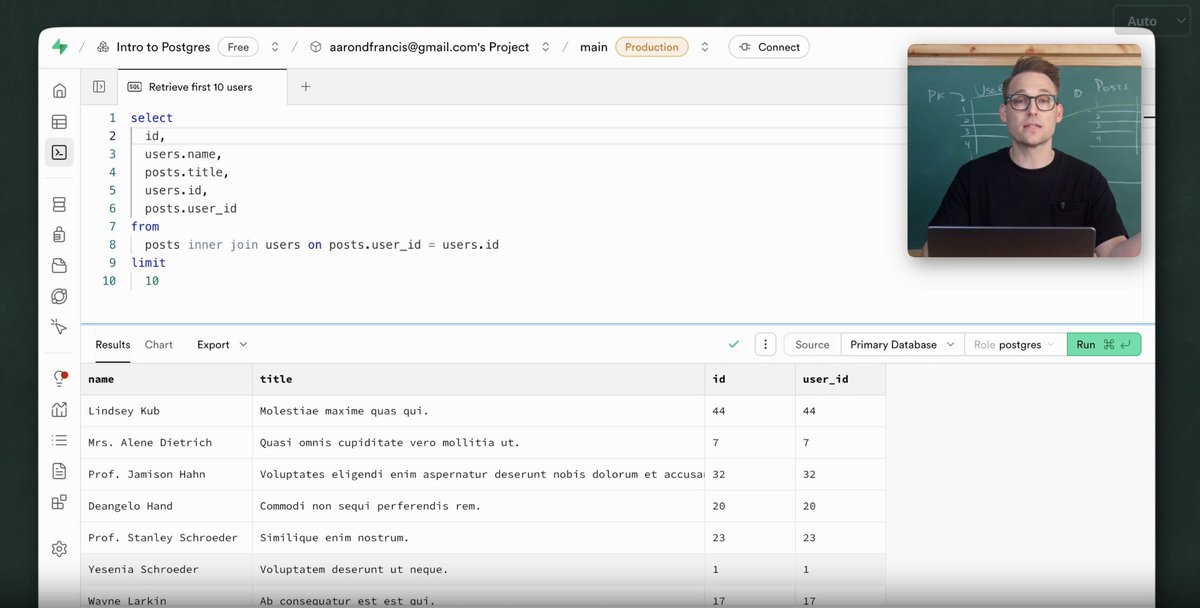 midudev's tweet image. Supabase ha sacado un curso para aprender Base de Datos PostgreSQL desde cero y paso a paso

✓ +5 horas en 39 vídeos
✓ Consultas, joins, JSON, índices y creación de tablas
✓ Todo explicado de forma práctica y progresiva

Es gratis → databaseschool.com/series/intro-t…