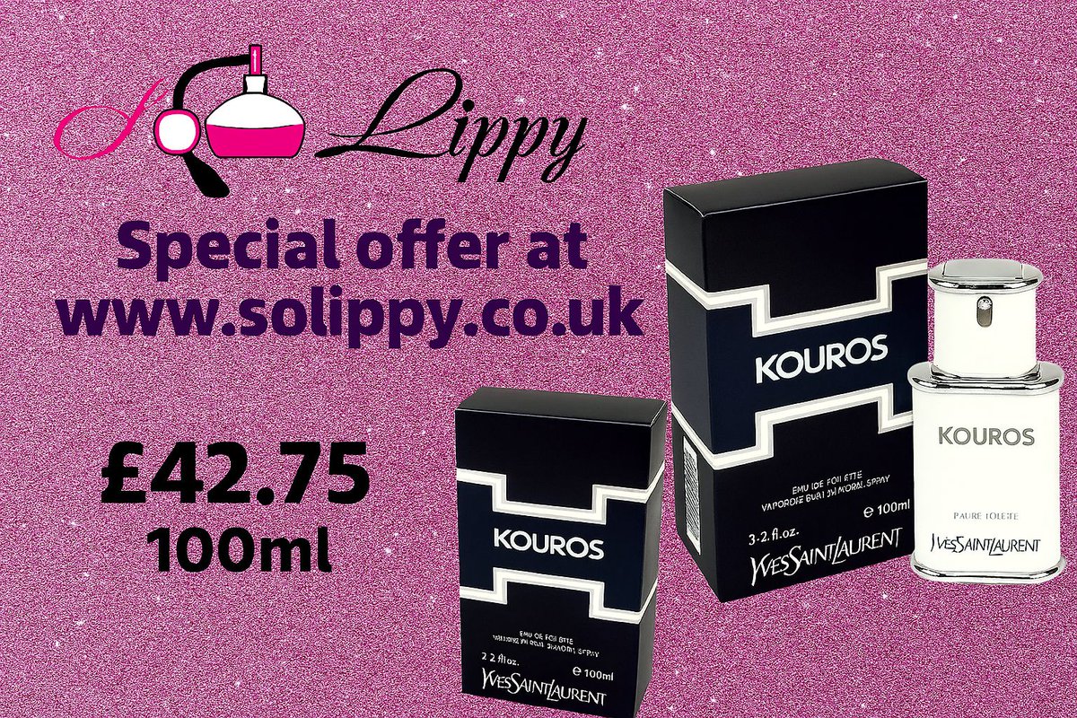 So_Lippy's tweet image. *Special Offer* #YvesSaintLaurent #Kouros 100ml only £42.75 whilst stocks last at solippy.co.uk

#Shop today for this fantastic deal with @So_Lippy 

#solippy #YSL #MensFragrance #epsom #shopping #blackfriday #surrey #gift  #BlackFridayShopping  #christmasgift