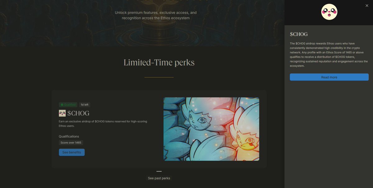 gucci_gcc's tweet image. .@ethos_network is becoming increasingly important in the web3 world, and today all users with a reputation higher than 1465 will receive airdrop of $CHOG.

Today I’ll have some fun and leave a few reviews / vouches for some of my friends, time to proliferate.