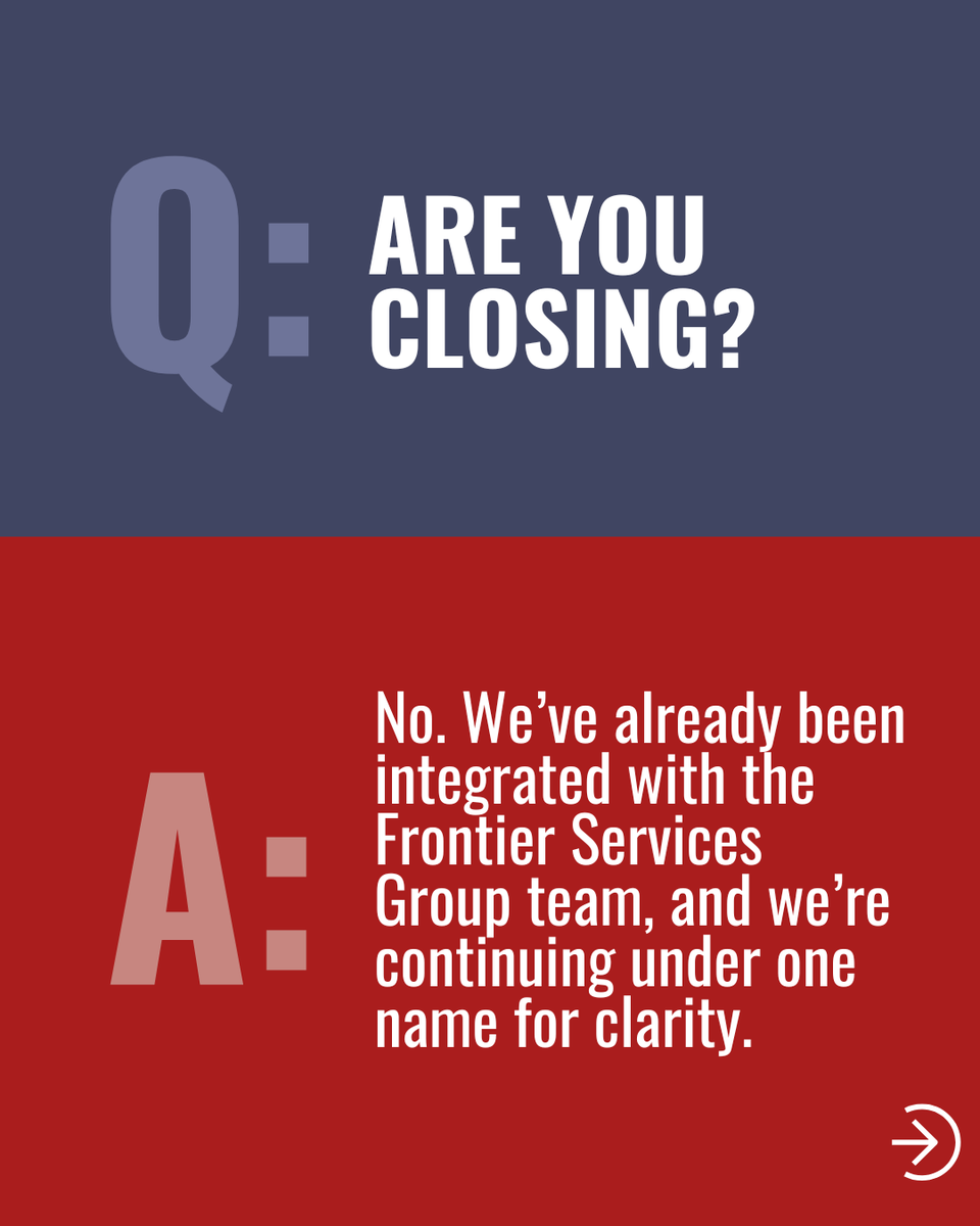 restorationxp's tweet photo. Your top questions, answered as Restoration XP will soon become Frontier Services Group.

Same team, same service—just a new name! 💙❤️

👉 Follow @FrontierSGP so you don’t miss a beat.

#RestorationXP #SameTeamNewName #FrontierServicesGroup #FreshLookSameService https://t.co/MKZL0c4vcQ