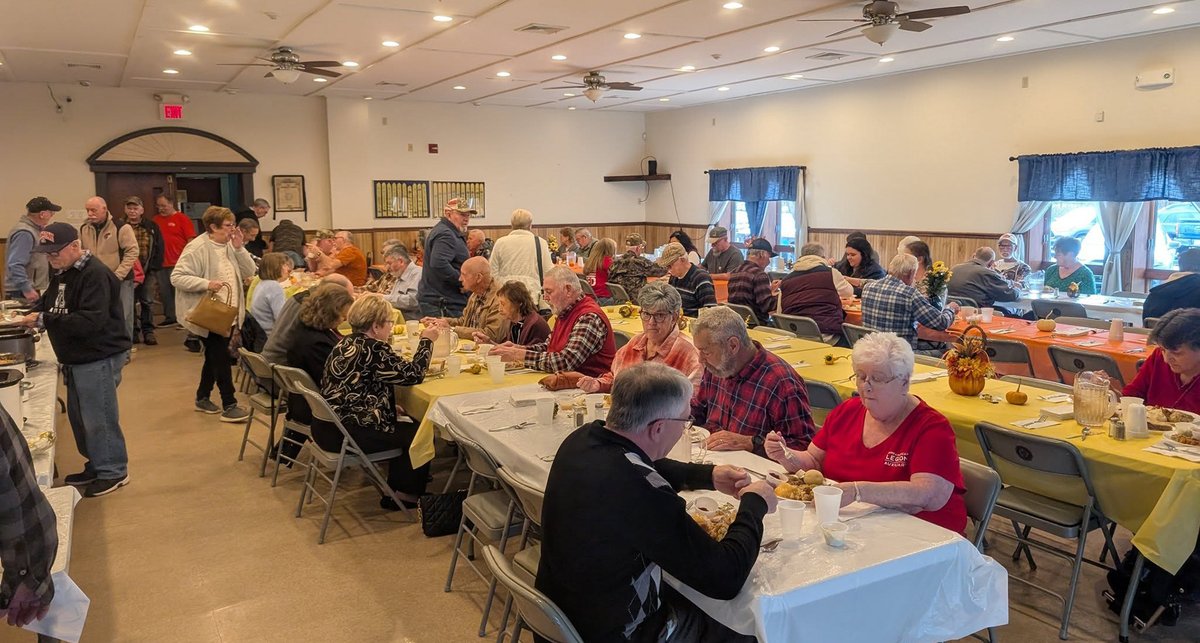 AmericanLegion's tweet image. "We’re just glad to help the people who need it."
For decades, #LegionFamily members have set aside their own plans to assist others at #Thanksgiving, including providing for those who may be alone or facing #FoodInsecurity. 
It's no different this year. legion.org/information-ce…