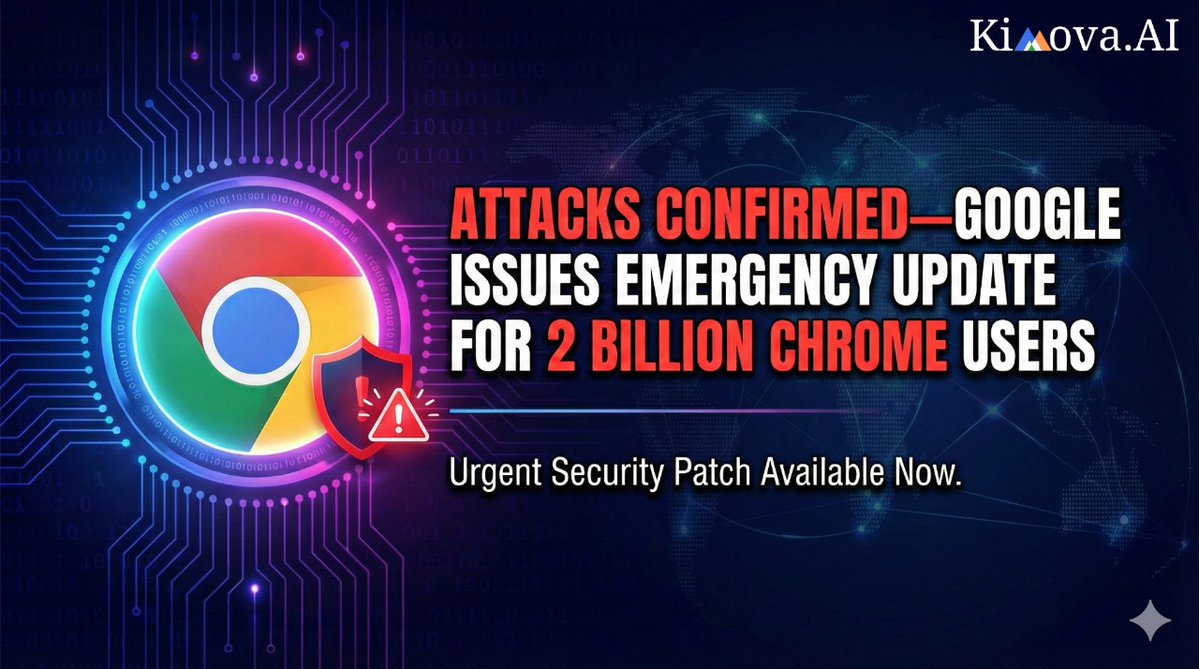 KimovaAI's tweet image. 🚨 #Google just patched a critical Chrome V8 zero‑day (CVE‑2025‑13223) already under active attack. Update #Chrome now: Menu → Help → About Chrome. It is Chrome&apos;s 7th zero-day in 2025.

#ChromeZeroDay #CyberSecurity #ZeroDayExploit #PatchNow #InfoSec #KimovaAI #Turboaudit #AI