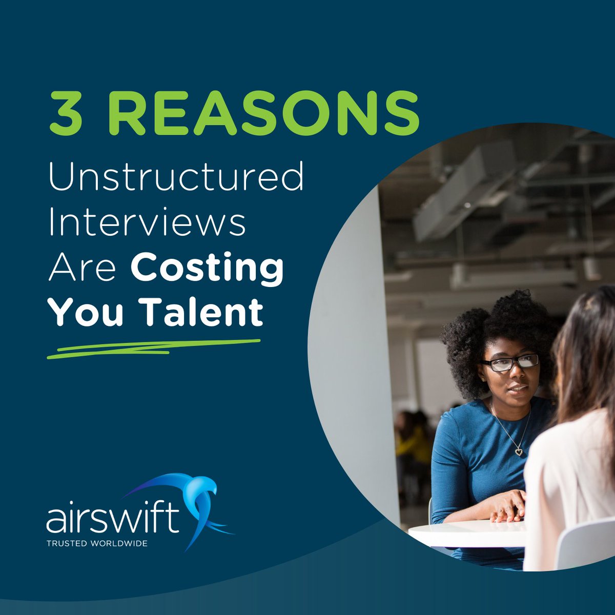 weareairswift's tweet image. When interviews lack structure, bias creeps in, skills get overlooked, and hiring mistakes happen. Find out why unstructured interviews may not be the best approach to assessing candidates and what to do instead 👉hubs.ly/Q03VM5Kk0

#TalentAcquisition #WeAreAirswift