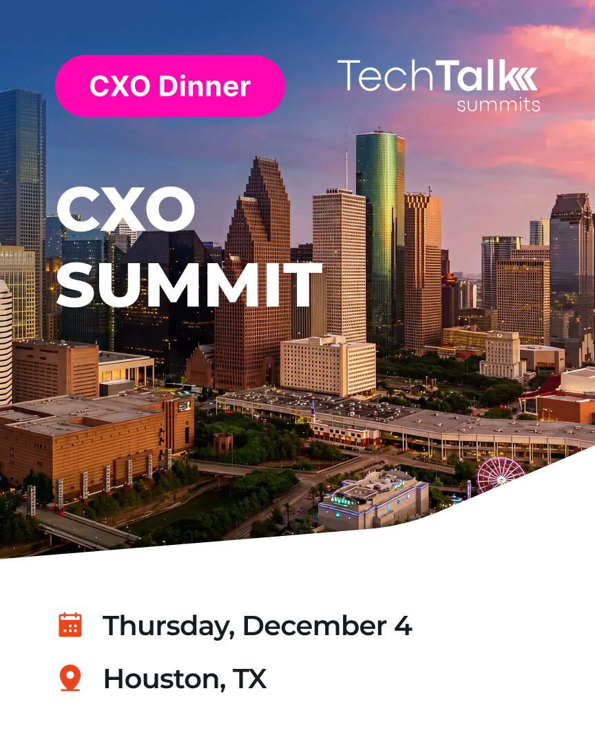 techtalksummits's tweet image. #HoustonTech — it’s not too late to register for the CxO Summit at Grotto Ristorante happening next Thursday!

Don’t miss this opportunity to make career-elevating connections with fellow industry professionals while engaging in valuable discussions with solution providers over…