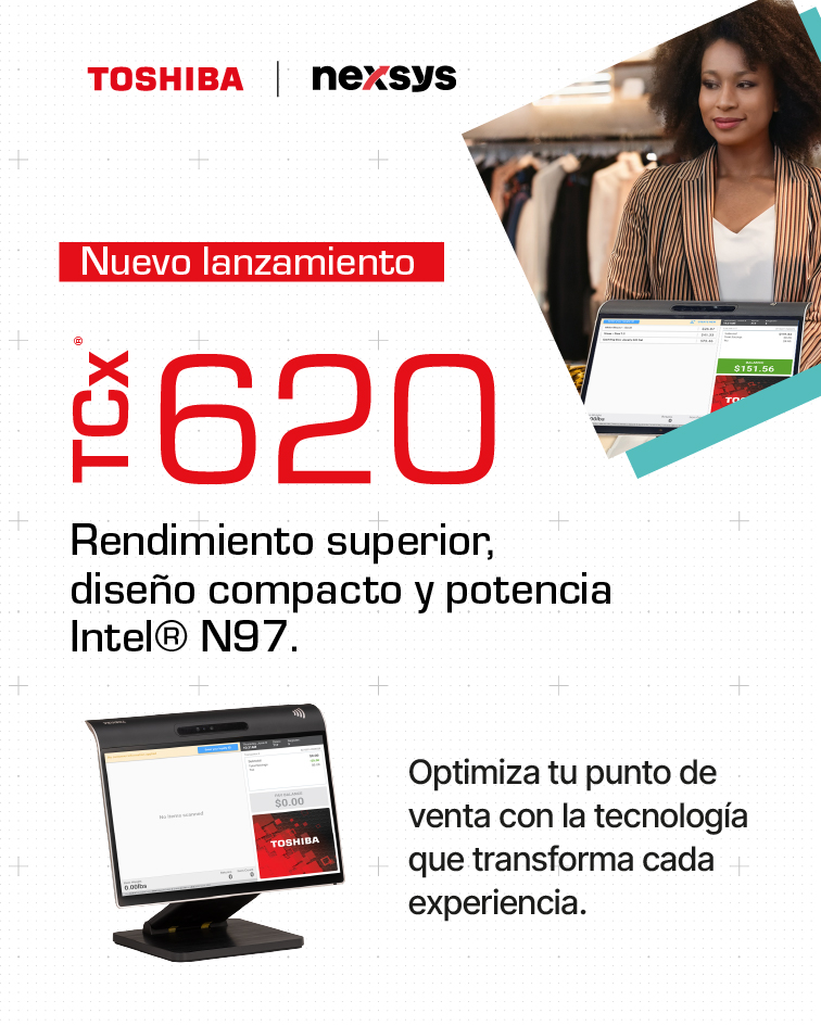 Descubre el nuevo Toshiba TCx620: potencia, velocidad y productividad para tu punto de venta. 🚀
Moderniza tu entorno POS hoy mismo.
Conoce más aquí

hubs.li/Q03T-qF10
#WeAreRETAIL #ToshibaPartners #TogetherCommerce