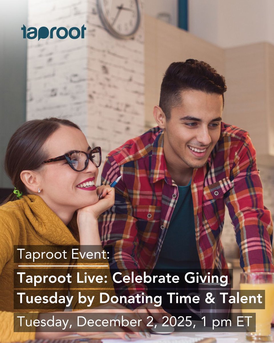 #GivingTuesday is a global celebration of giving, collaboration, community and radical generosity. Pro bono service is a powerful way to give back—transforming your professional skills into meaningful impact to help nonprofits thrive at a time when they need support the most.