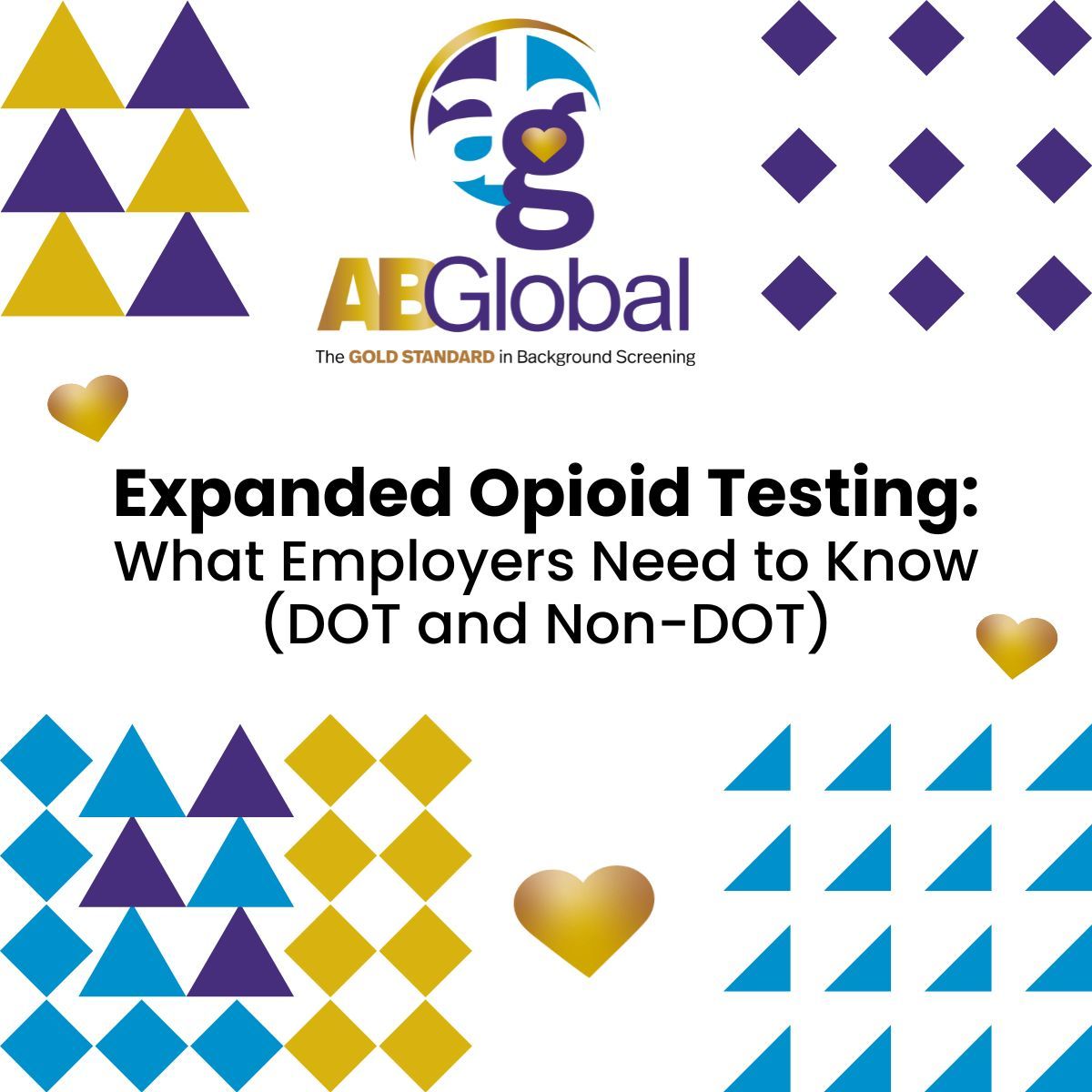 ABGScreening's tweet image. Our newest blog breaks down what employers need to know about expanded opioid testing, why fentanyl wasn’t included in DOT updates, and how non-DOT workplaces can strengthen safety policies.

Read it here: buff.ly/HVI6mPI 

#HR #SHRM #HumanResources #HRCI #HRCompliance