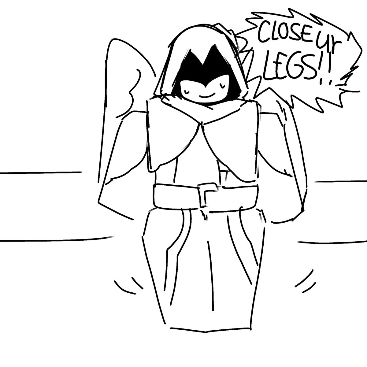 Sheer_Lady_Sash's tweet image. CLOSE UR LEGS DURING MEETING - builderman #telamon #builderman #buildermon