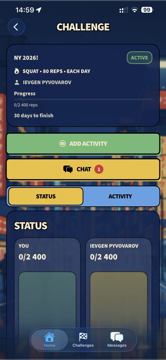 selfhosted_ai's tweet image. would you do a squat face-to-face challenge with your friend for 30 days? 😎