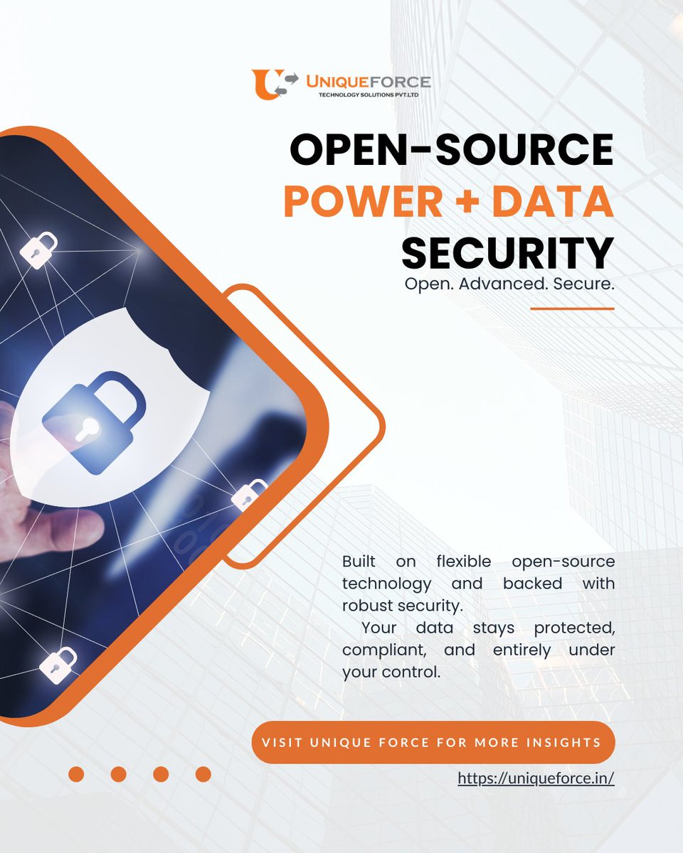 UniqueForce2007's tweet image. Smart. Secure. Supported.
Unique Force delivers affordability, open-source power, and 24/7 support — all in one LMS.
Upgrade your institution with smarter tech that works without limits.
👉 uniqueforce.in

#UniqueForce #EdTech #LMS #DataSecurity #24x7Support