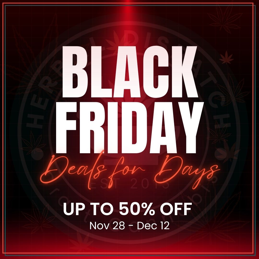Black Friday Specials are on! Through Dec 12, save BIG on your favourite strains and products.