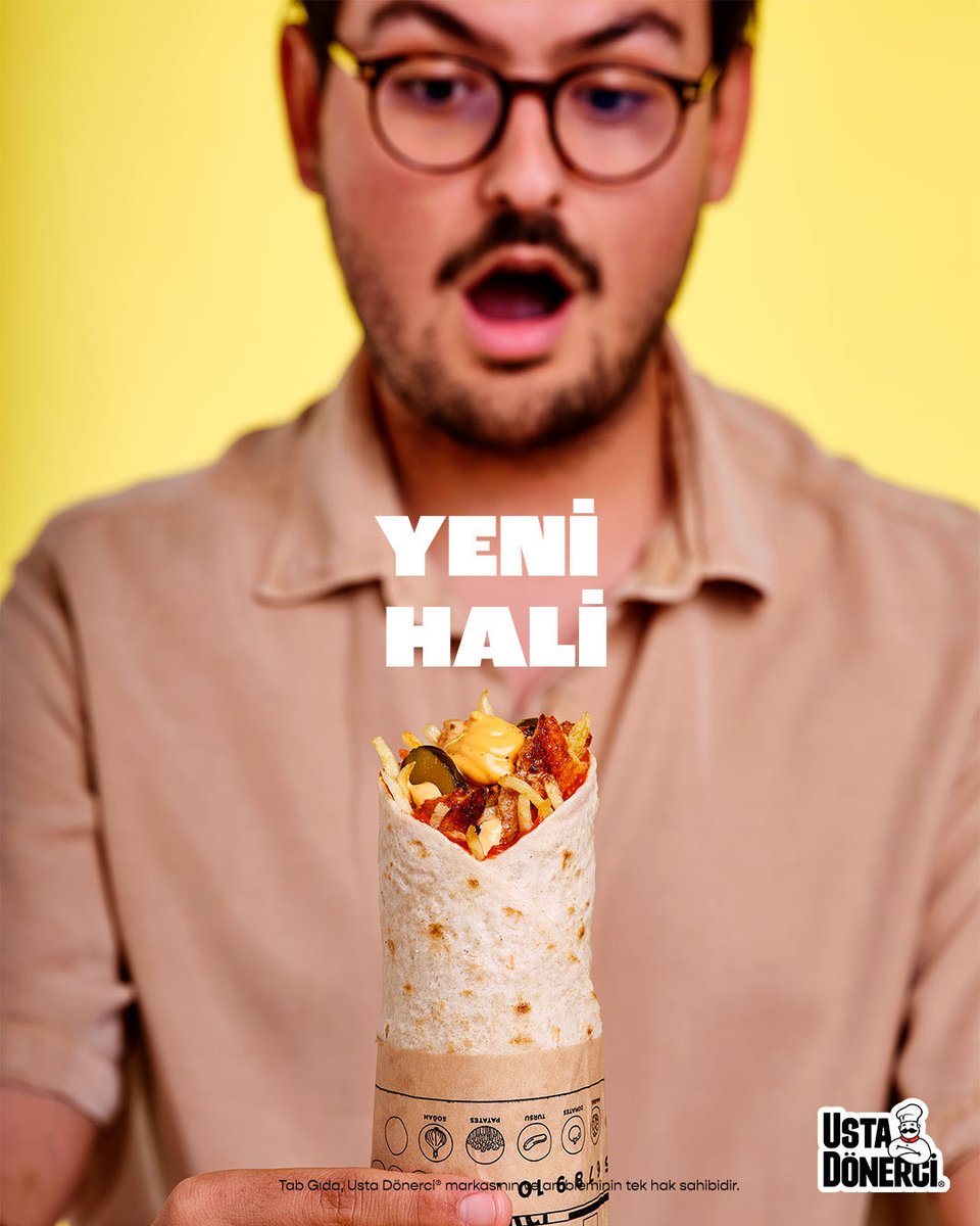 Yepyeni çıtır lavaşın içinde; bol tavuk döner, çıtır patates, özel sos ve turşu…
Usta Dönerci®️ farkıyla tanıdık bir tat, şimdi bambaşka bir lezzete dönüştü! 😋

Her lokmada “vay be!” dedirten bu lezzet seninle! 👨‍🍳
#UstaDönerci #TavukDönerDürüm