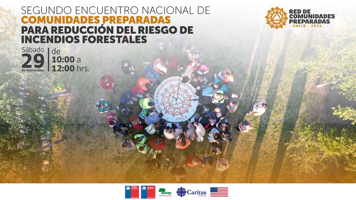 Comunidades se reunirán en torno a la prevención de incendios forestales. Infórmate aquí: web.senapred.cl/noticias/comun…
