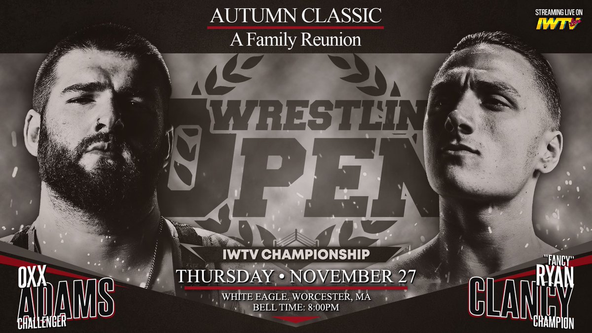 FancyRyanClancy's tweet image. 🥂THIS WEEKEND🥂

Thursday: @WrestlingOpen 
📍Worcester, MA

Friday: @C4Wrestling 
📍Ottawa, ON, Canada 

Limited availability for Dec. &amp;amp; Jan. 
DM or Email bookryanclancy@gmail.com

📸: @NickNrichard 
#Fancy 🥂
