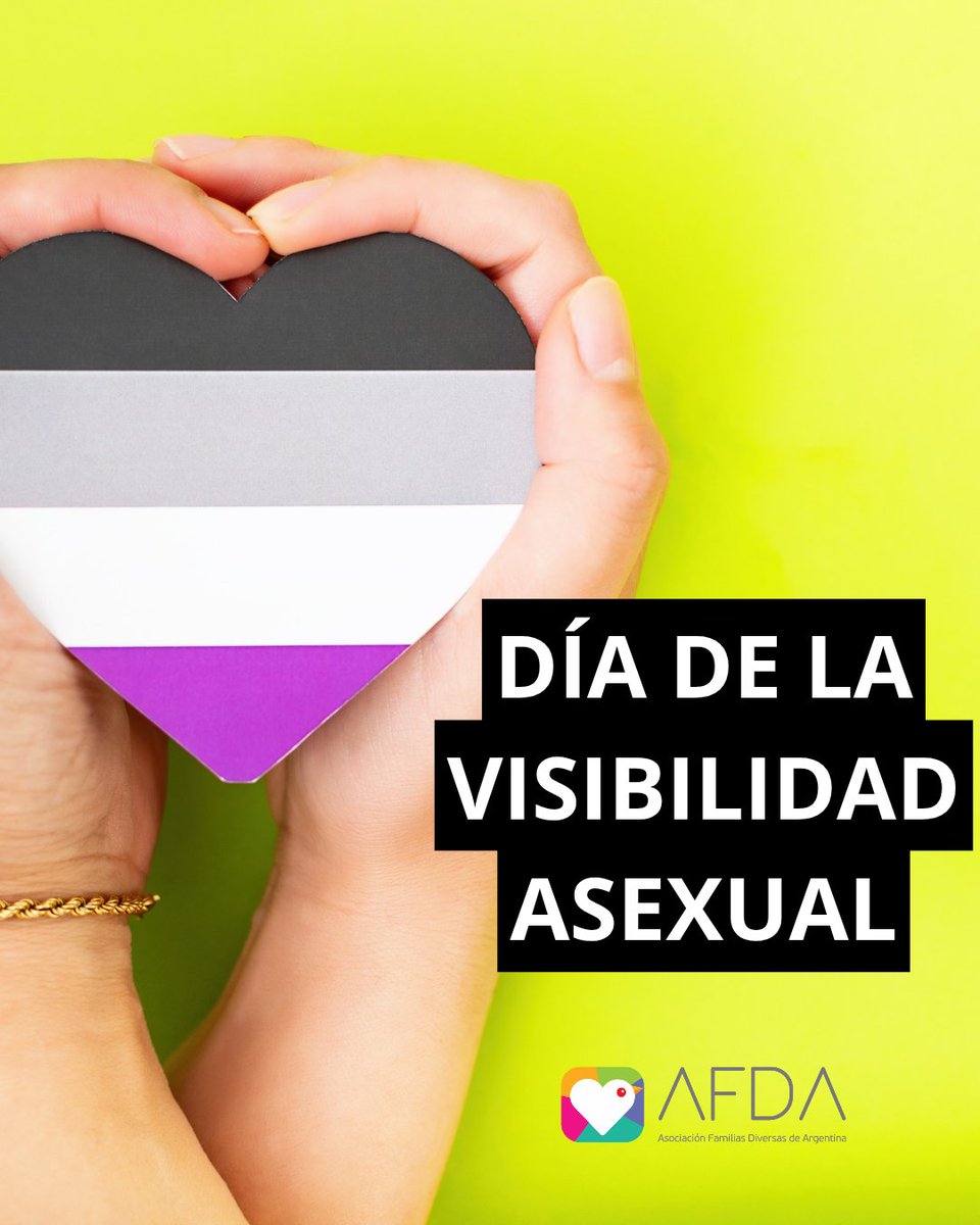 💜 Hoy es el Día de la Visibilidad Asexual.
Visibilizar es derribar estigmas y garantizar derechos.

#DiaDeLaVisibilidadAsexual #Asexualidad #Diversidad