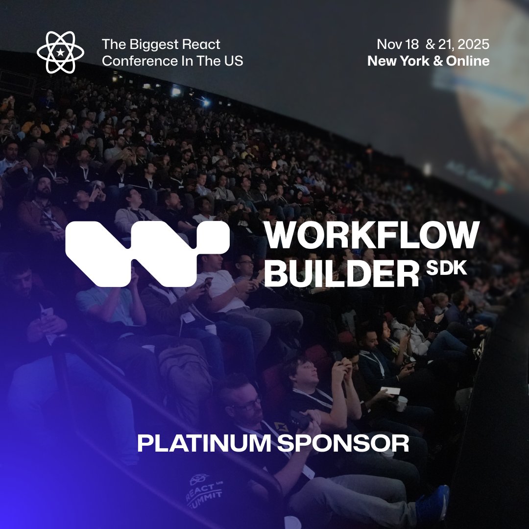 ReactSummit's tweet image. Workflow Builder - React frontend to build n8n-like workflow editors in days. Save 1000+ hours upfront, connect any backend, customize nodes, layouts, and interactions.

Leverage plug-and-play with Overflow, a React Flow components.