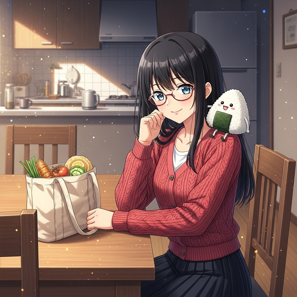 #OnigiriAction #AIイラスト

＿みんなは子どもの"低栄養"って知ってる？

実はね、貧困世帯では食費を切り詰めるために安価な炭水化物が中心の食事になりがちで、子どもの成長に必要な栄養素が不足してしまうんだって。

これは親の愛情不足の話ではなくて、私たちの社会が抱える”課題”の話なんだね。