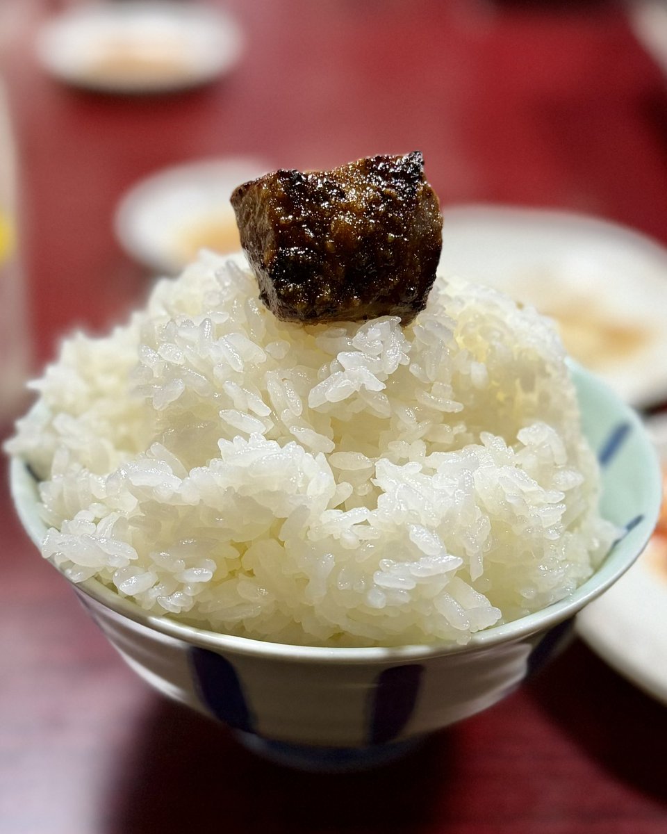 この肉一切れで、ライスこれだけいけます、強い。
