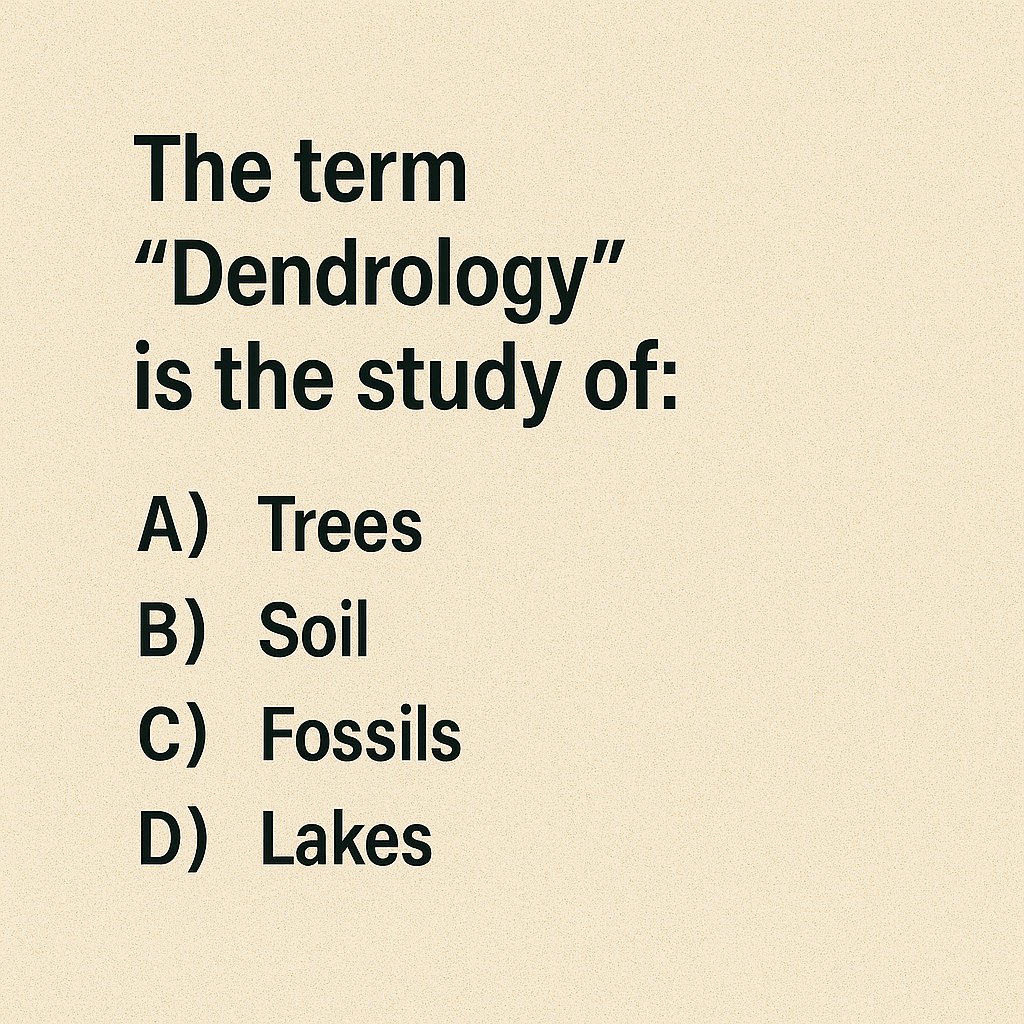 cematerial's tweet image. General Knowledge🔔🔔🔔:

The term “Dendrology” is the study of:

#Generalknowledge #UPSC #SSC #RRB #CompetitiveExams #BPSC #UPSCPrelims2026