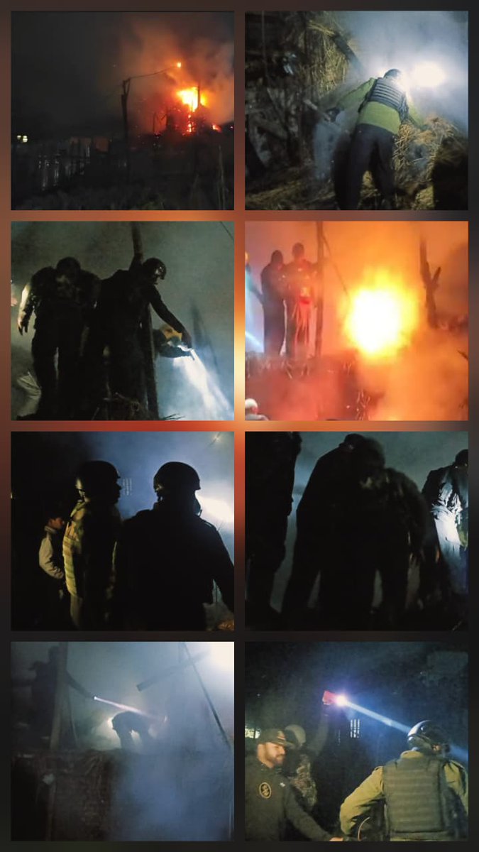 MuntahaMeer's tweet image. Indian Army along with the Fire Brigade, Trehgam, swiftly responded to a fire incident at Trehgam Shah Mohalla. Their timely action helped extinguish the flames at the cattle shed and house of Majeed Ah Shah, preventing major damage.
#IndianArmy
#ChinarCorps
#NorthernCommand