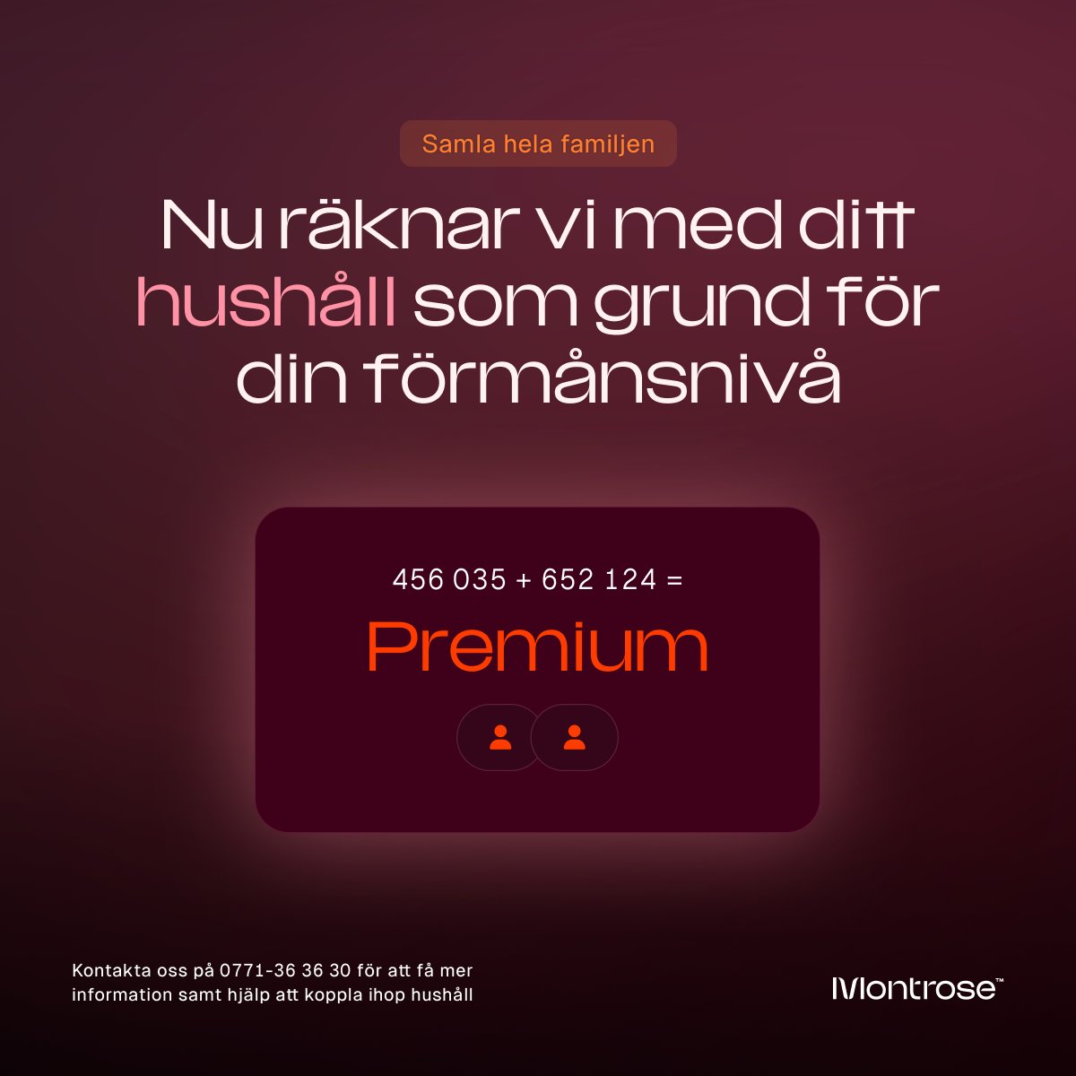 Nu kan du och din familj höja er förmånsnivå tillsammans! 👥

Bilda gemensamt hushåll så räknar vi ihop ert sparande, ni behåller era egna konton och alla i hushållet får samma förmånsnivå och förmåner.

Läs mer om hur det funkar och vem som kan ingå i ett gemensamt hushåll här: