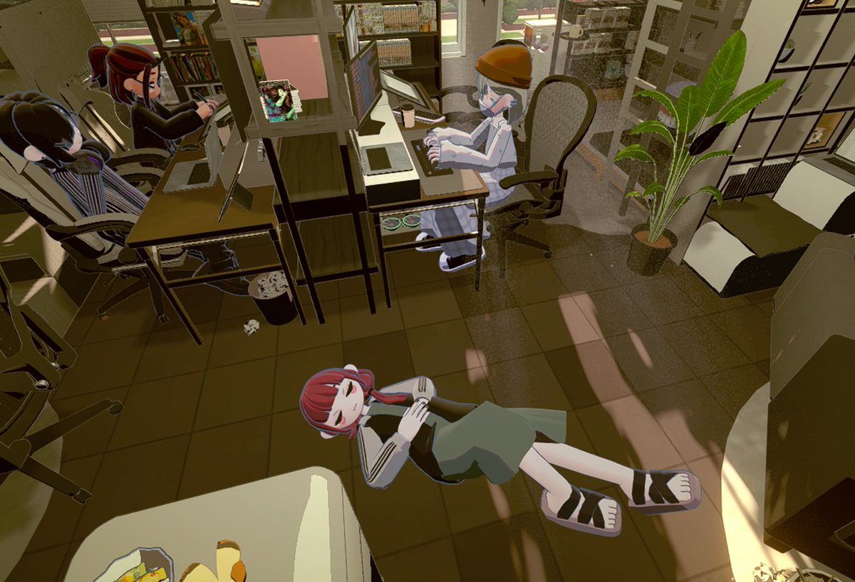 SaeA_0's tweet photo. gogh 라는 게임에서 키쿠리를 만들었어요
사람들 작업하는 방 들어가서 그냥 냅다 눕는중 https://t.co/UbhPDpUdnG
