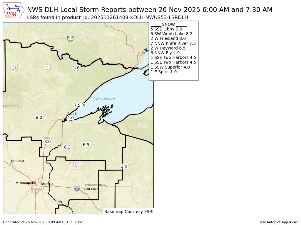 MidwestWeather3's tweet image. DLH issues Summary Local Storm Report, 1 out of 10 reports were previously sent and not repeated here. mesonet.agron.iastate.edu/lsr/?by=wfo&amp;amp;wf…