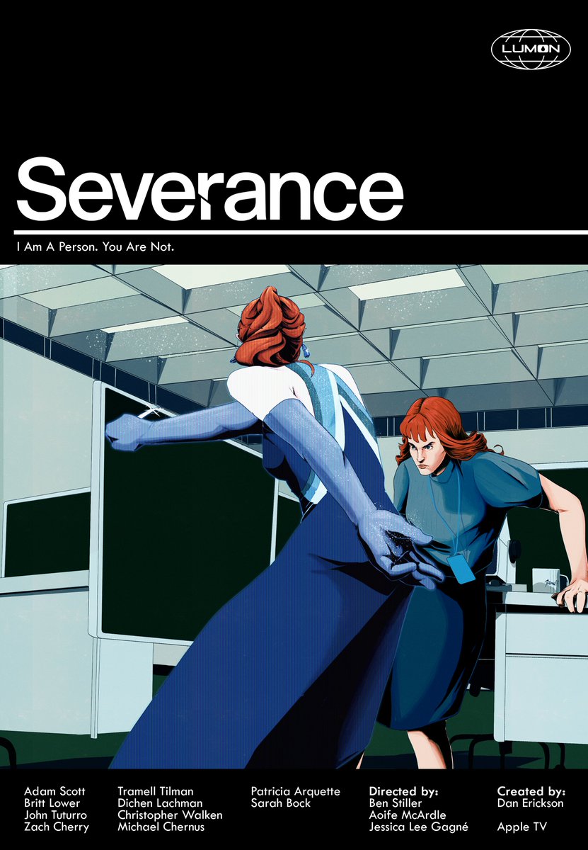 Pk4rt's tweet image. I am a person. You are not. #severance