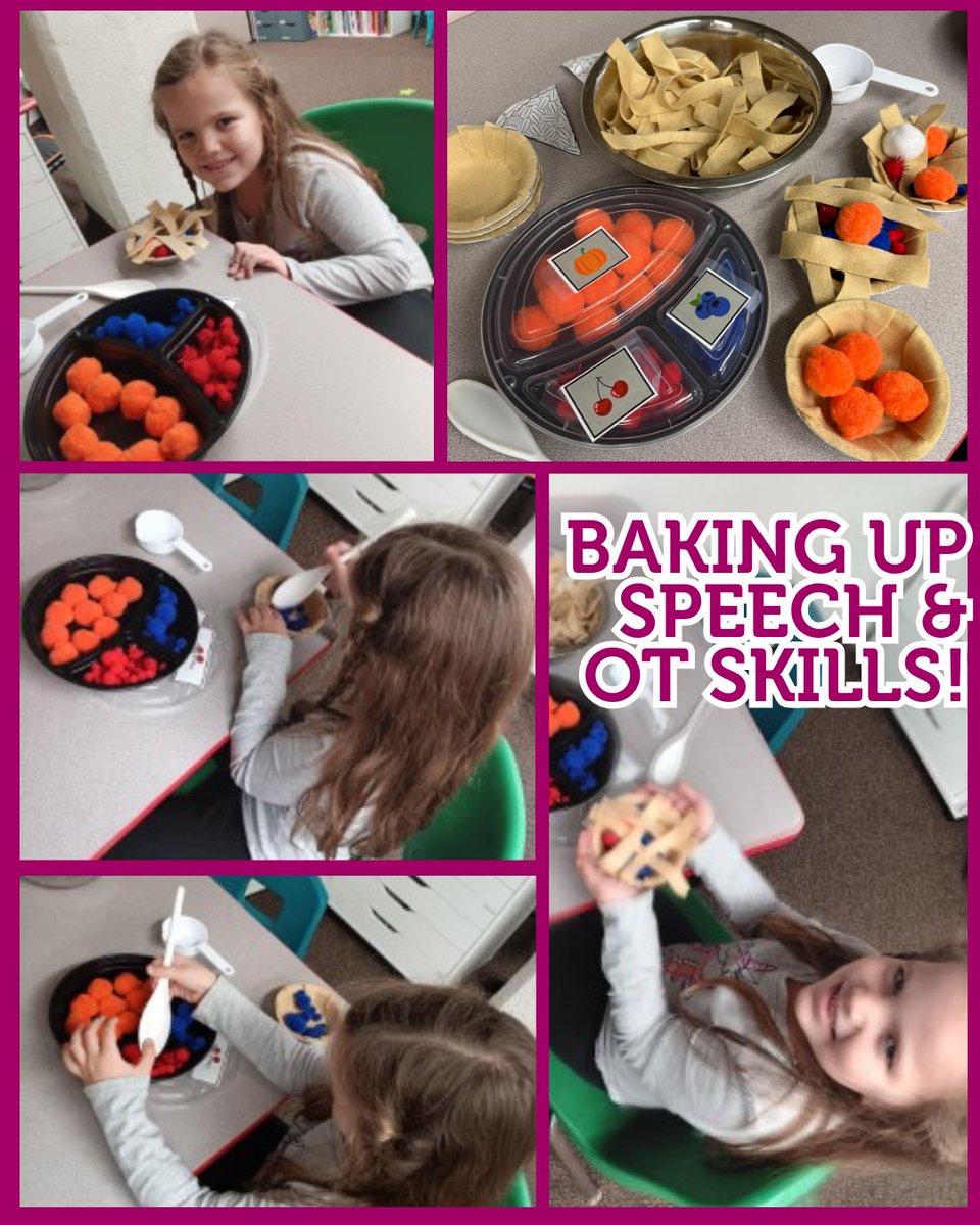 BoiseChatterbox's tweet image. This hands-on activity is adorable AND packed with skills!
✨ Following directions
✨ Describing ingredients
✨ Expanding vocabulary
✨ Fine motor strengthening
✨ Bilateral coordination
✨ Sequencing steps
We love making learning fun (and delicious)!
