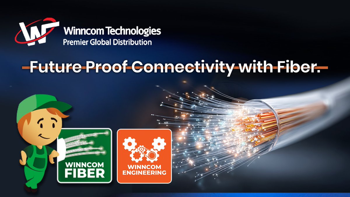 WinncomTech's tweet image. Winncom Technologies delivers MORE than fiber solutions.

👉 We are MORE Than Distribution. Connect with Winncom to see how our fiber optics and engineering expertise can transform your network: ow.ly/svj750Xy6Bl