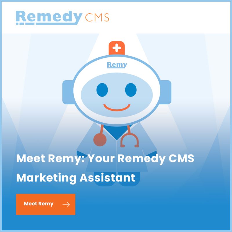 edreamz's tweet image. 🚀 Meet Remy — the new AI marketing assistant inside Remedy CMS!

Remy helps healthcare marketers move faster with step-by-step CMS guidance, SEO and content support, compliance reminders, and ideas to boost patient engagement. It’s like having a built-in strategist right inside…