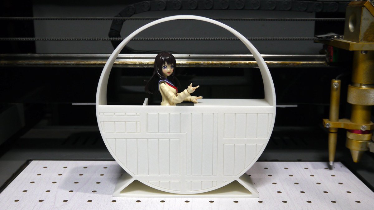 mugenrenpou's tweet image. 3Dプリンター ELEGOO Centauri Carbonで、飾り棚風 ドールブース『丸型』を造形しました。

#3Dプリンター #3Dプリント #3Dprinter #3Dprinting #SK本舗 #Elegoo #ElegooCC #CentauriCarbon