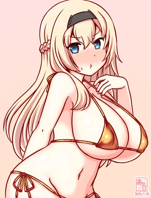 「No! ...私を怒らせたわね」

#艦これ版真剣お絵描き60分一本勝負_20251126
#ウォースパイト 