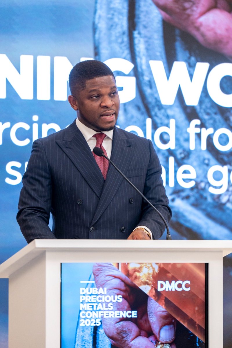SammyGyamfi_'s tweet image. Pictures from my address at the Dubai Precious Metals Conference, 2025