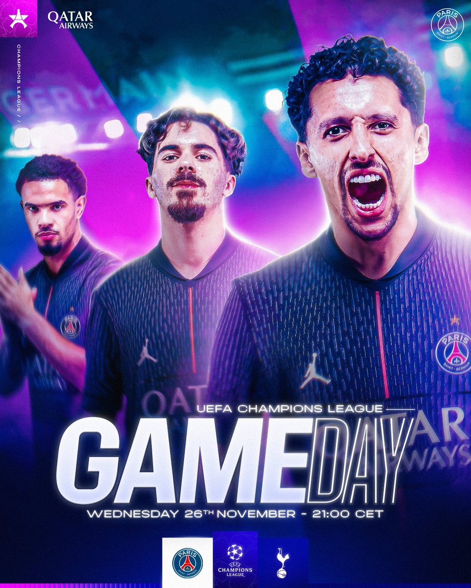 PSG_inside's tweet image. JOUR DE @ChampionsLeague ! ⚔️❤️💙

#UCL
