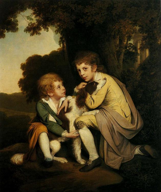 JosephWrightArt's tweet image. Thomas and Joseph Pickford as Children #artbots #wright