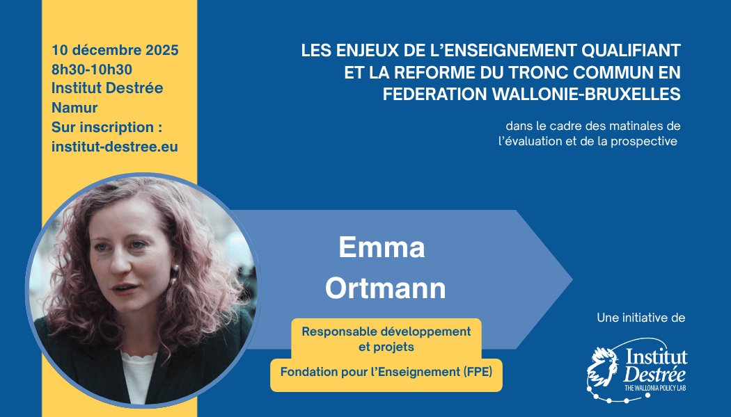 Institut Destrée - The Wallonia Policy Lab tweet media